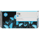 HP 738 300 ml Cyan original (676M6A)