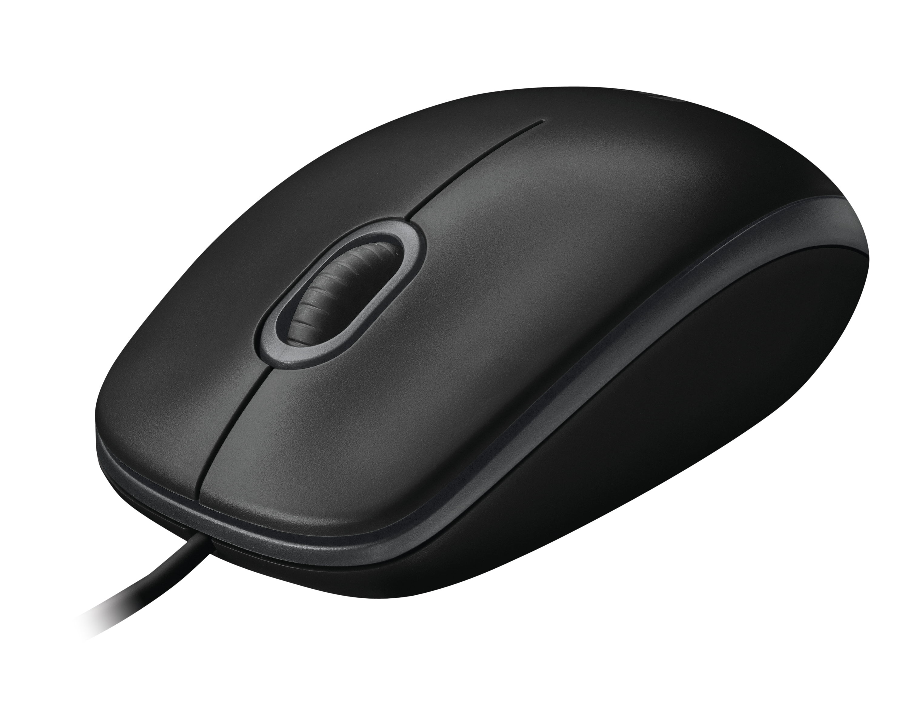 Logitech B100 Maus Optisch 3 Tasten USB Schwarz