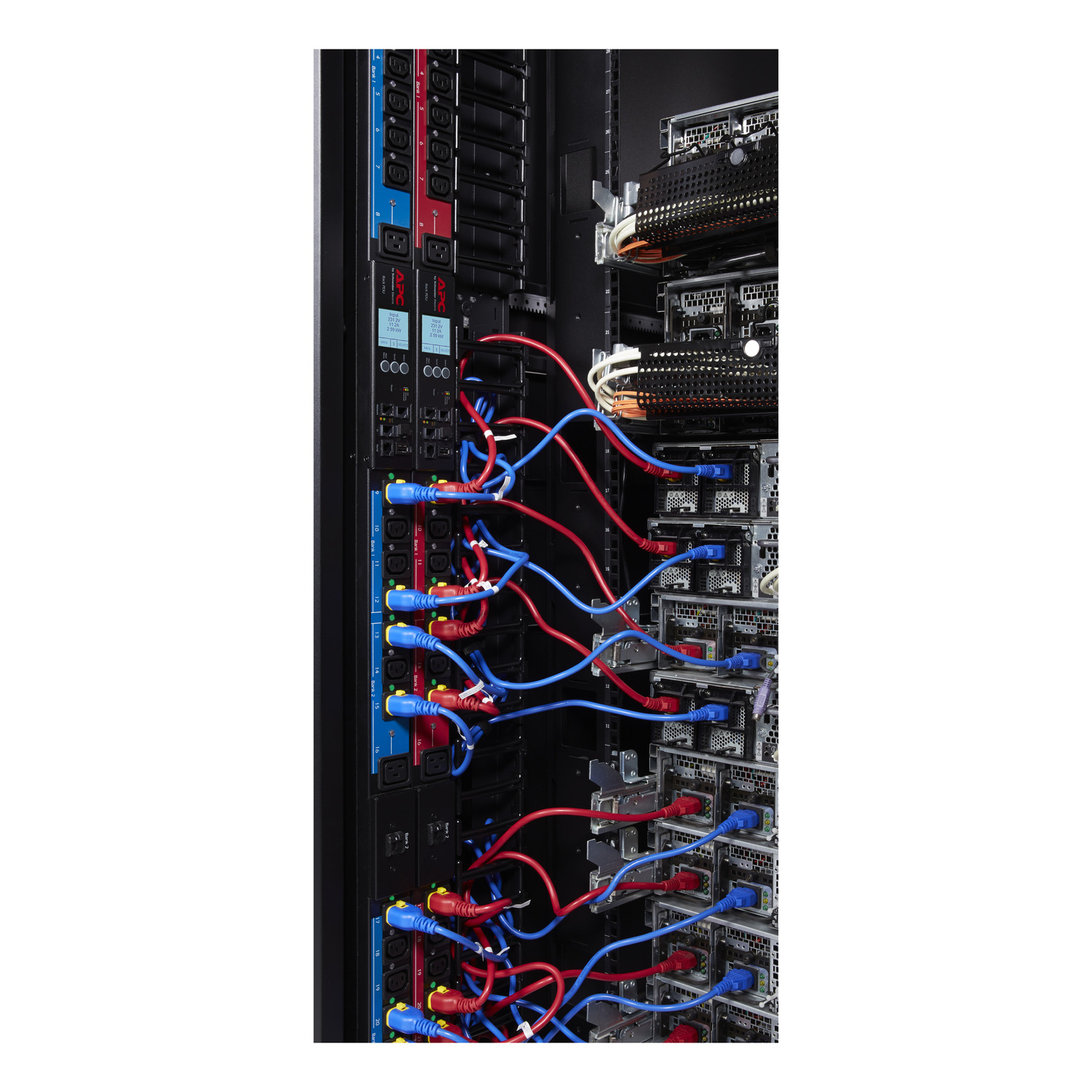 APC AP8706S-WW Stromkabel-Set 6x Locking C13 auf C14 1,83 m Schwarz