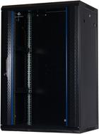 Rockstable 18 HE 19" Wandschrank mit Glastür (RS19-6418)