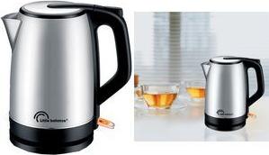 Little balance Wasserkocher Inox Design, 1,7 Liter,Edelstahl kabellos, Wasserstandsanzeige (Min. und Max.), 1-Hand - 1 Stück (LB 8519)