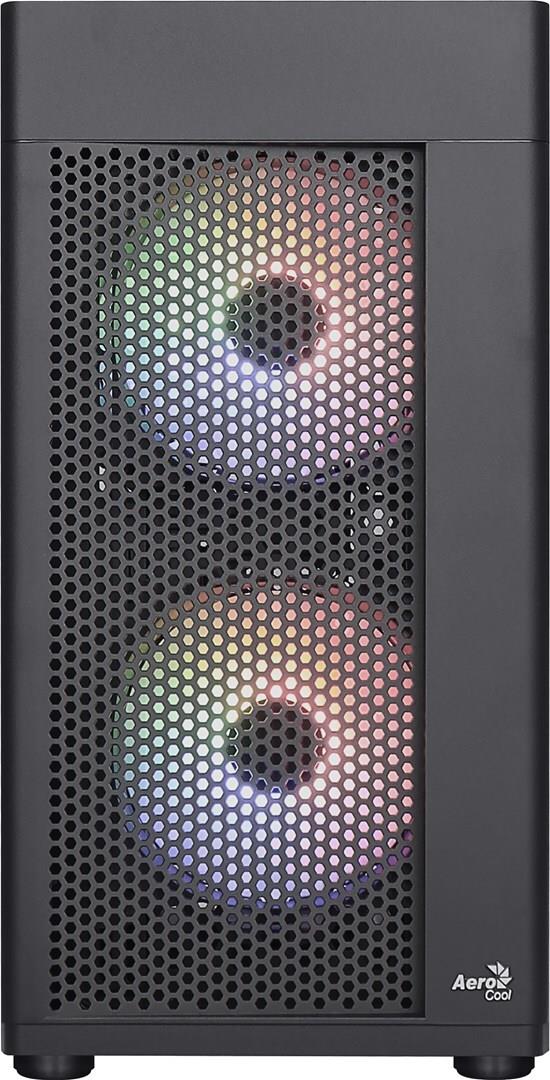 Aerocool Hexform Mini Tower PC-Gehäuse micro ATX Mini-ITX Schwarz