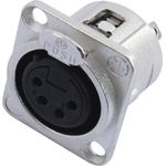 NEUTRIK XLR Einbaubuchse 4pol NC4FDL-1 (30200629)