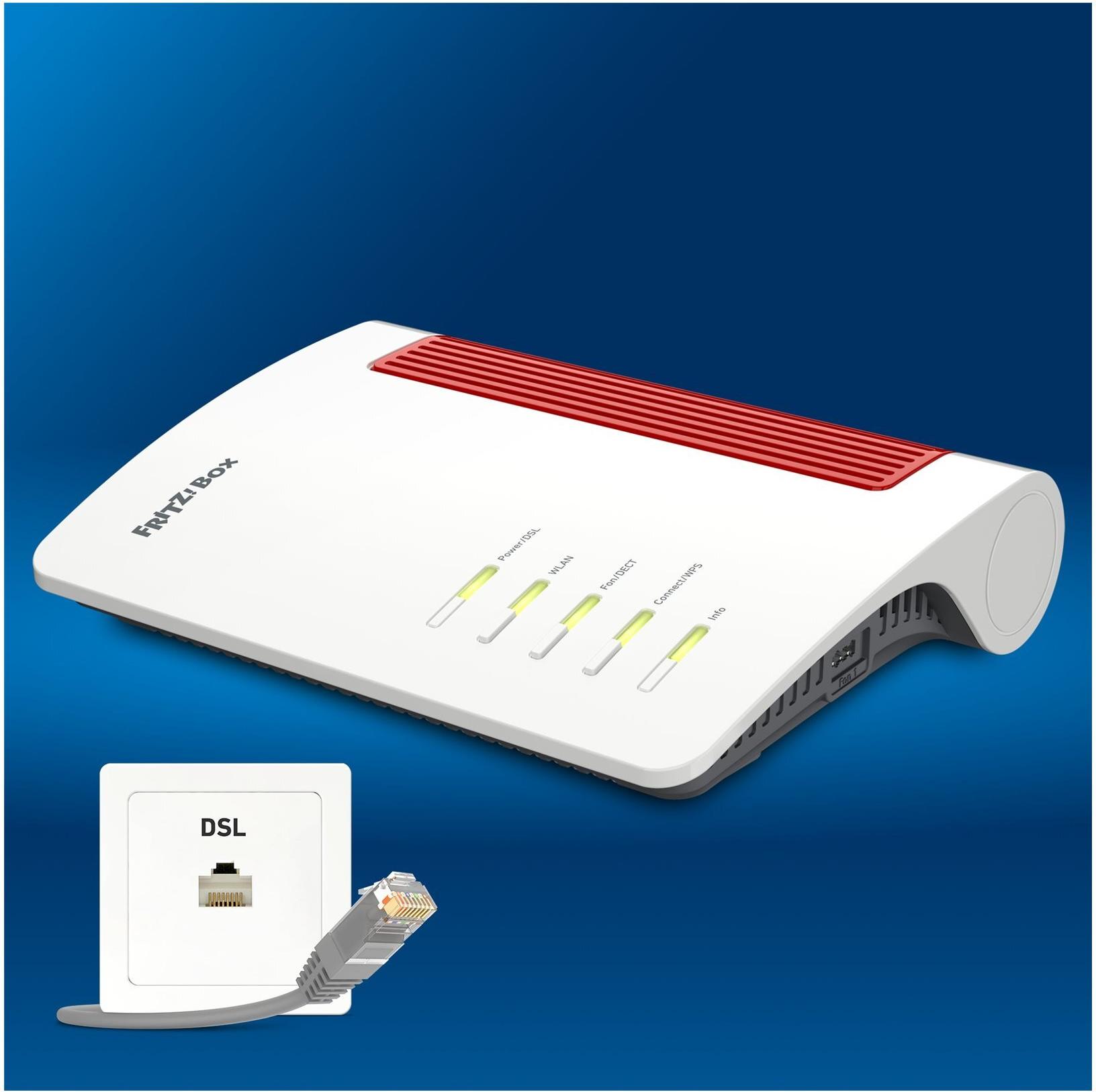 FRITZ!Box 7690 Wi-Fi 7 WLAN-Router Weiß