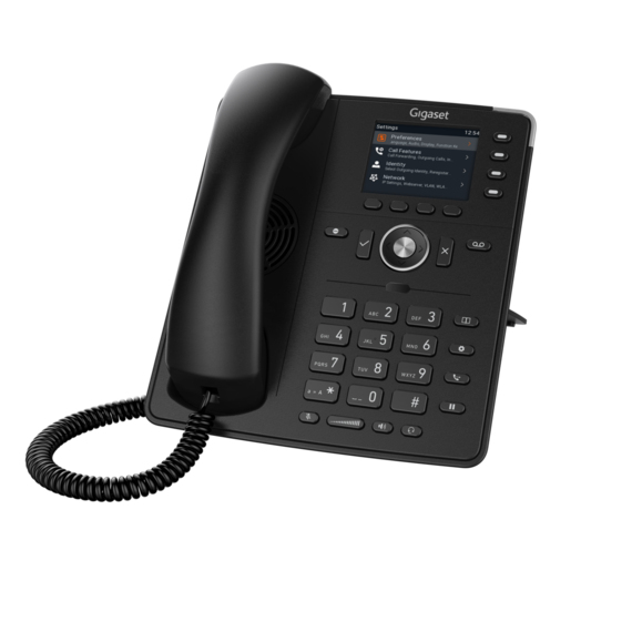 Gigaset P710 IP PRO VoIP-Tischtelefon 2,8" TFT-Farbdisplay PoE Schwarz