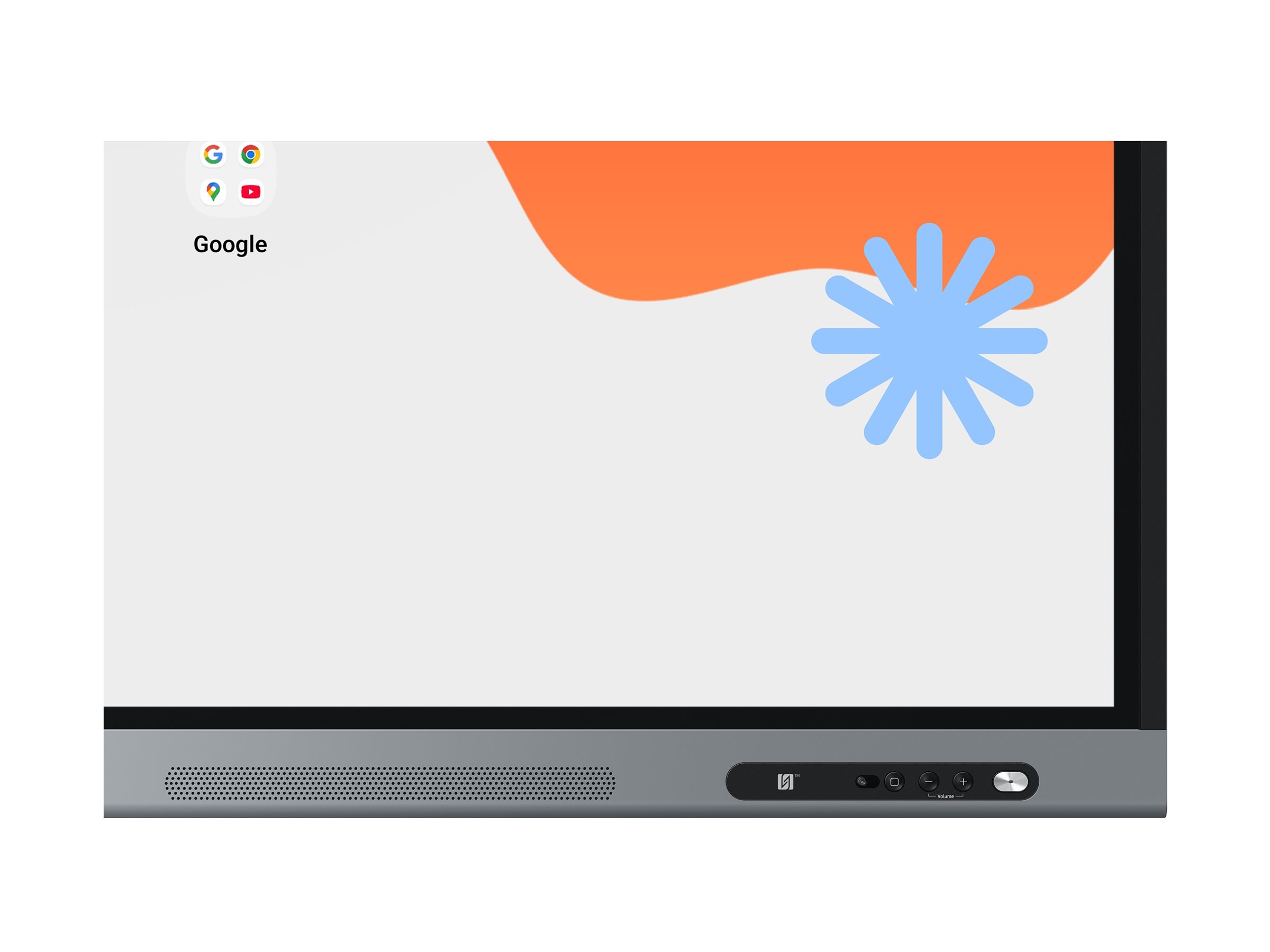 Samsung WA86FX-P 86" 4K UHD Interactive Whiteboard Schwarz, Dunkelblau/grau