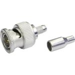 Telegärtner BNC-Kabelstecker Crimp G04 75 Ohm, crimp/crimp, Standard, A2505, G04 (RG-179B/U) - 1 Stück (J01002A0036)