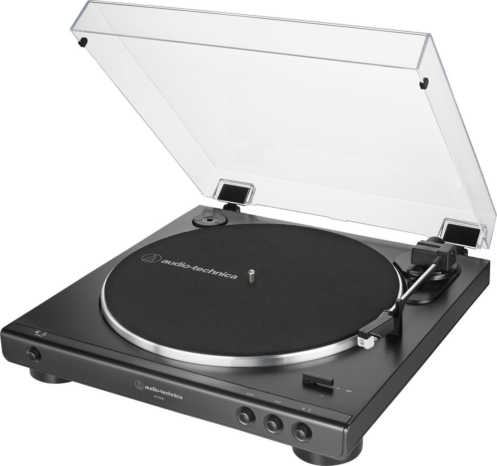 Audio-Technica AT-LP60X Plattenspieler Vollautomatisch Riemenantrieb Schwarz