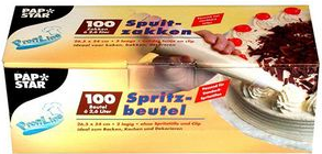 Papstar 12474 Spritzbeutel Lineares Polyethylen mit niedriger Dichte (LLDPE) (12474)