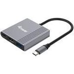 Equip Adapter USB-C -> HDMI,USB3.0,PD 4K60Hz 0.15m gr (133488)