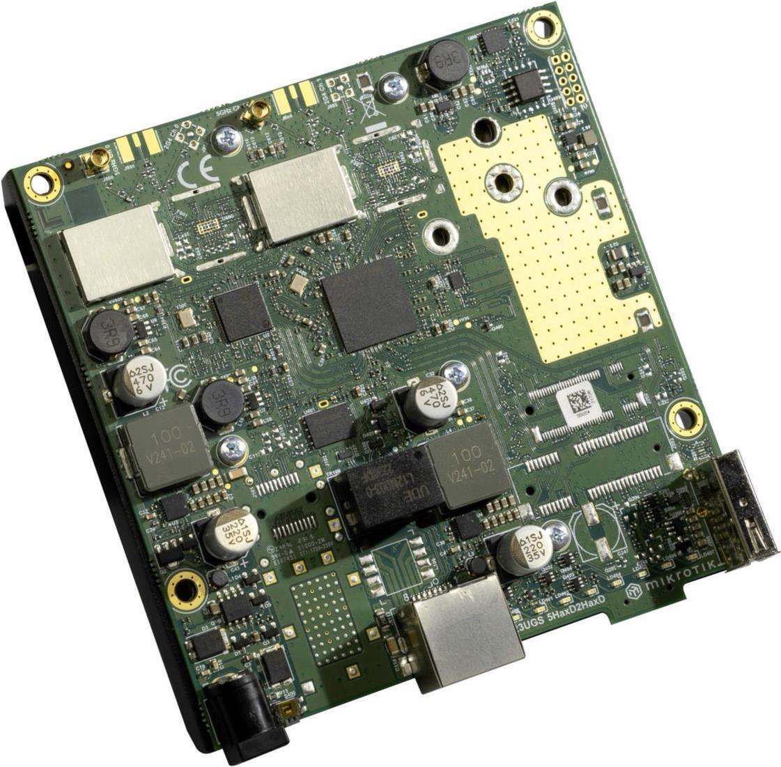 MikroTik L11UG-5HaxD mit 800MHz Qualcomm Maple CPU, 256MB, Wifi 6, PoE-In, MMCX RouterBOARD (L11UG-5HAXD)