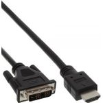 InLine 1.5m HDMI A DVI 18+1 (17664E)