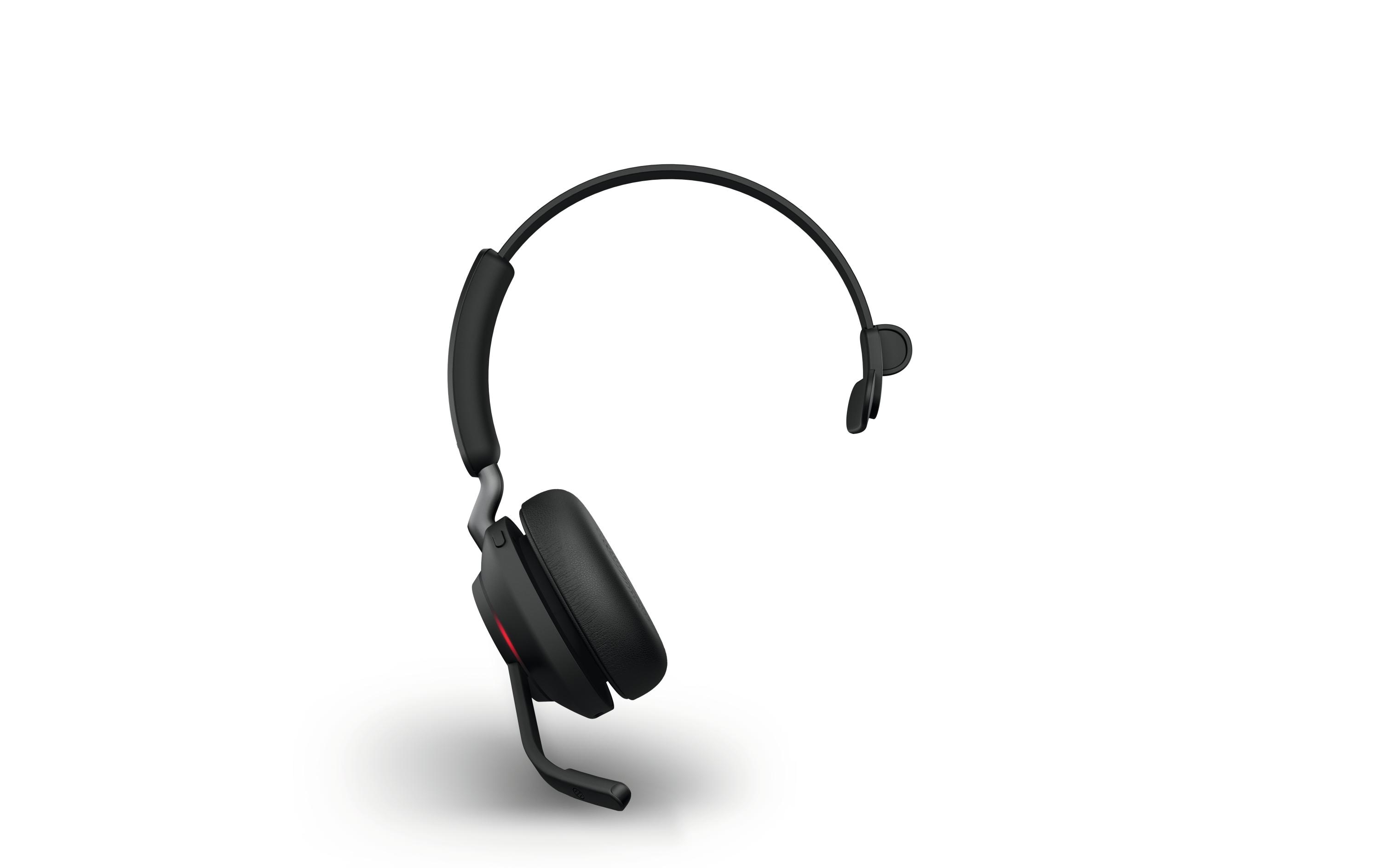 Jabra Evolve2 65 MS Mono On-Ear Headset 24 h Schwarz