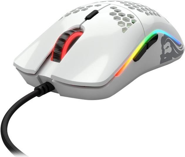 Glorious PC Gaming Race Model O Maus rechts USB Typ-A Optisch 12000 DPI (GO-GWHITE)