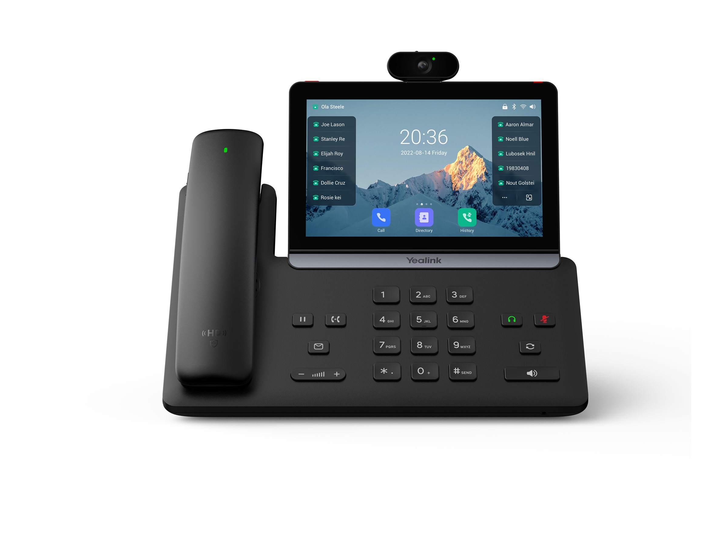Yealink SIP-T88V Pro VoIP-Telefon 7" Schwarz