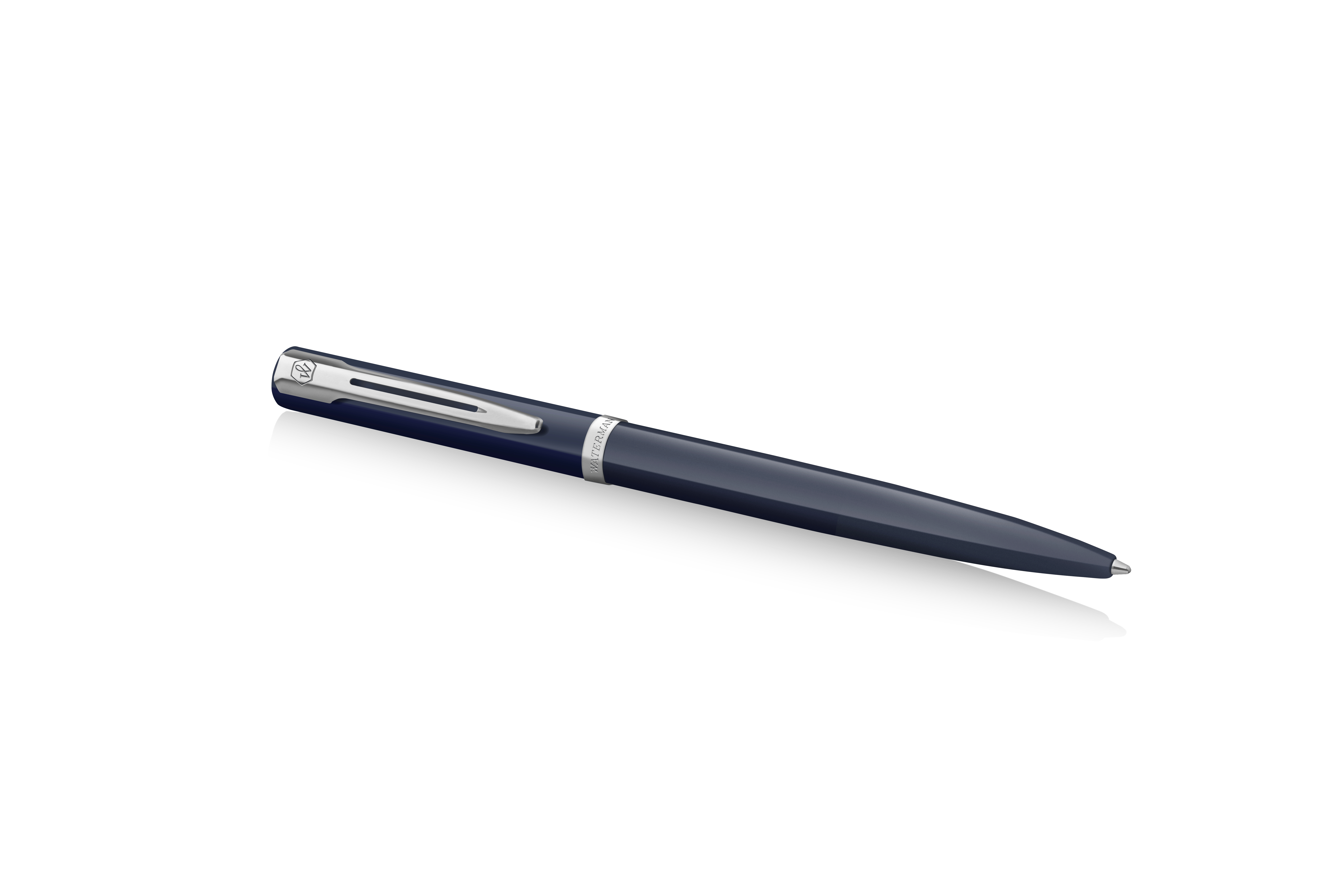 WATERMAN Impression Kugelschreiber Edelstahl Medium Blau