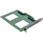 InLine PCIe Karte zu 2x intern U.2 NVMe SFF-8639– Bifurcation x8 (76660P)