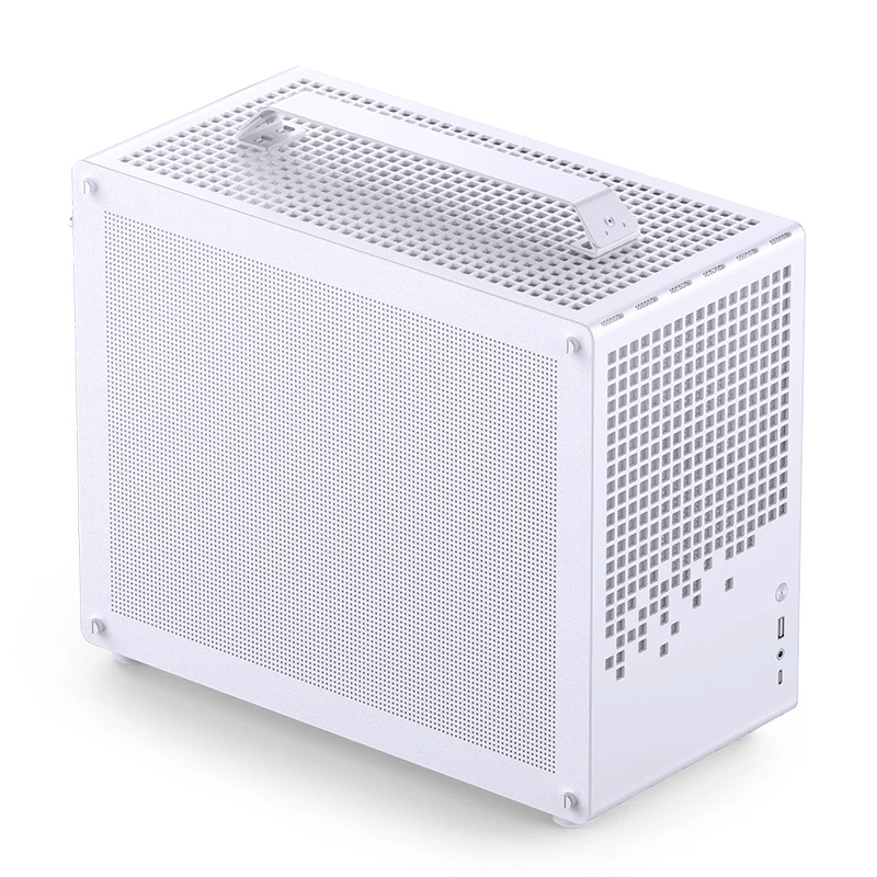 Jonsbo Jonsplus Z20 Mesh Mini Tower Micro-ATX PC-Gehäuse mit Tragegriff Weiß