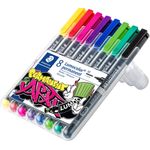STAEDTLER Folienstift Lumocolor 317 WP8-1 M perm 8 St./Pack. (317 WP8-1)
