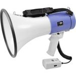 Omnitronic 80710934 Megaphon Indoor/Outdoor 25 W Blau - Weiß (80710934)