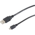 S-Conn 77183-HQ 3m USB A Micro-USB B Männlich Männlich Schwarz USB Kabel (77183-HQ)
