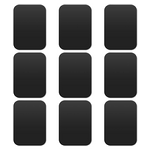 Metallplättchen Rund fürs Handy. Einfach hinten an das Handy kleben. Passend zum angebotenen Kfz Halter: 46815399