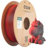 PLA MATTE DUAL 1,75mm RED BLACK 1kg ESUN 3D FILAMENT (PLA-MTD175B-BR1P1)