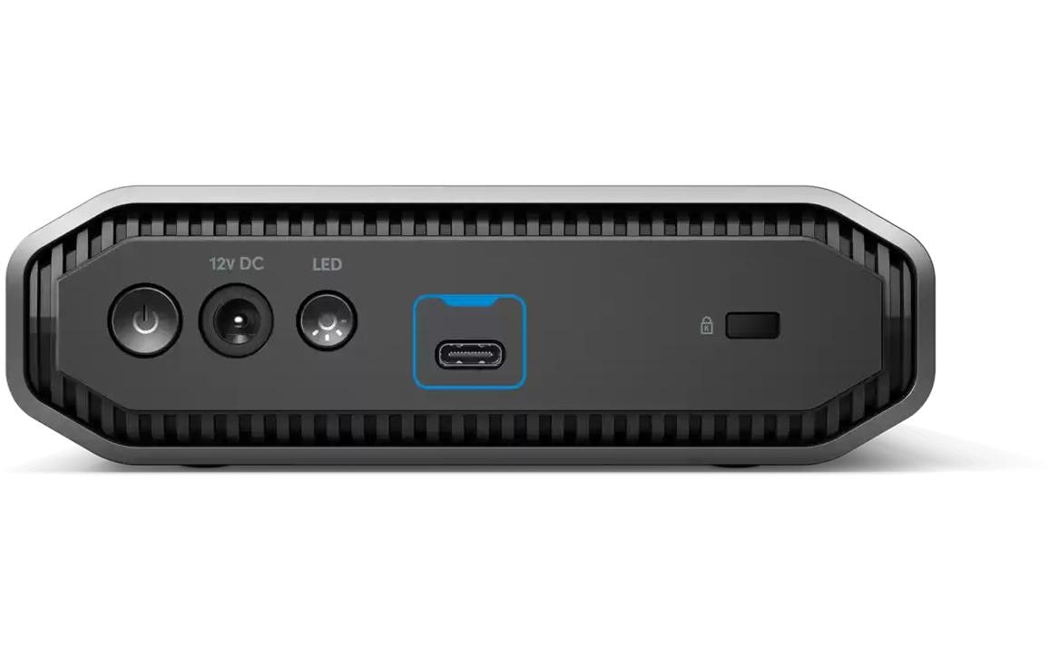 SanDisk Professional G-DRIVE 12 TB Externe Desktop-Festplatte USB-C USB 3.2 Gen 2 Space Grey