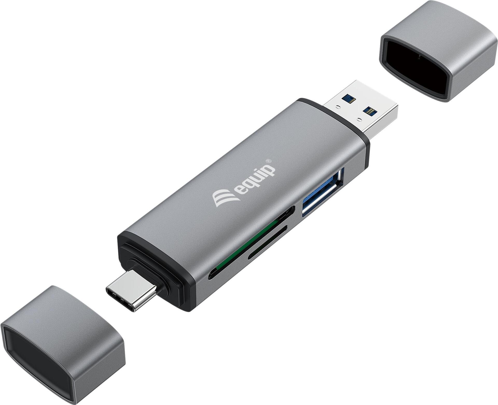 Equip Kartenleser mit USB 3.0-Hub (245460)