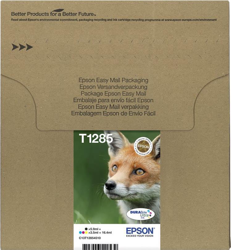 EPSON Multipack 4-colours T1285 DURABrite Ultra Ink Easy Mail Pack (C13T12854510)