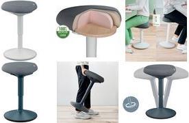 Esselte Leitz Ergo Active Sitzhocker mit Komfortsitz grau (65440085)