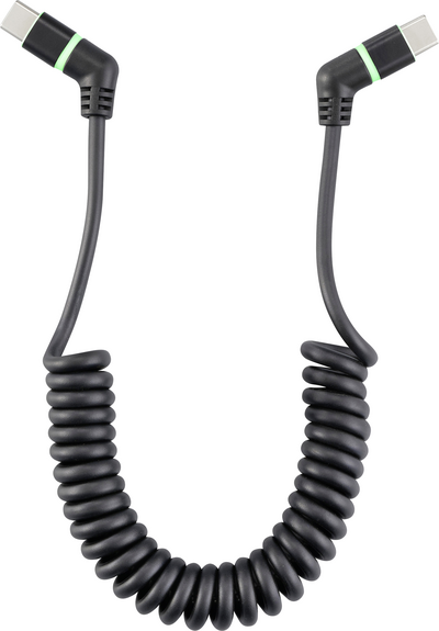 Renkforce USB-Ladekabel USB 2.0 USB-C Schwarz° drehbar (RF-6713692)