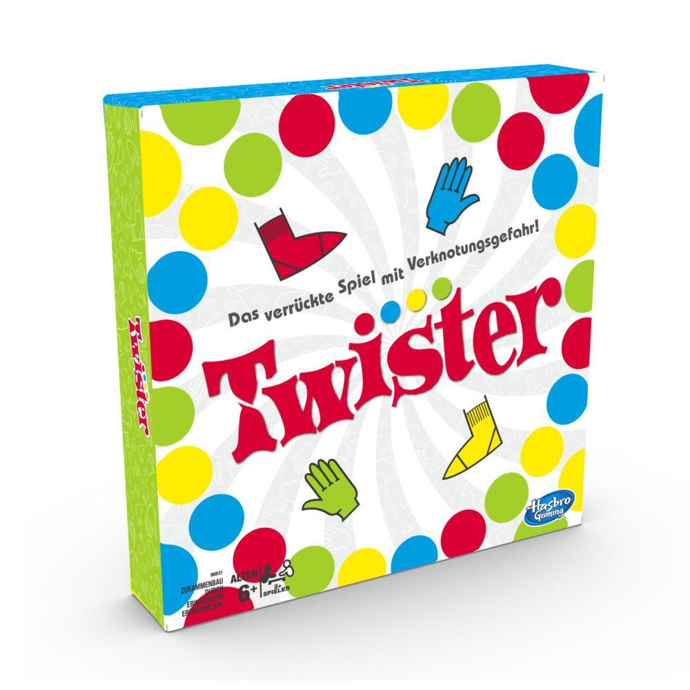 Hasbro Gaming Twister Geschicklichkeitsspiel 4 Spieler Mehrfarbig