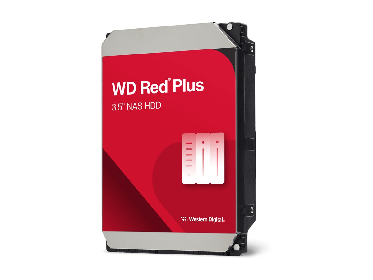 Western Digital WD Red Plus WD20EFPX Interne NAS-Festplatte 2 TB 3.5" SATA 6Gb/s 64 MB Cache