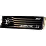 MSI SPATIUM M480 PRO PCIE 4.0 NVME M.2 2TB Internes Solid State Drive PCI Express 4.0 3D NAND (S78-440Q600-P83)