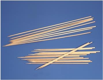 PAPSTAR Spieß pure 12667 20cm Holz 1.000 St./Pack. (12667)