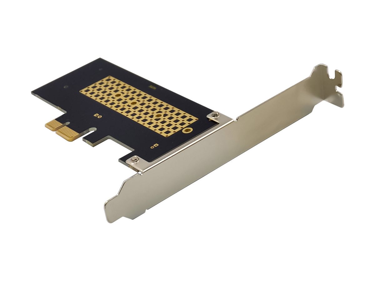 InLine 76660S Speicher-Controller M.2 NVMe PCIe 3.0 x1 Low-Profile Silber