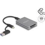 Delock Kartenleser (CFexpress 2,0 Type B, SD 3,0 UHS-I, SD 5,1 UHS-II, SD 4,0 UHS-II) (91011)