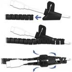 DeLOCK 18836 Kabelschutz Kabelbodenschutz Schwarz (18836)