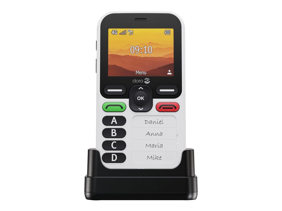 Doro Leva X10 2.4" 64 MB RAM 128 MB Feature Phone Schwarz, Weiß