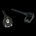 Logilink Netzkabel Schuko Stecker auf C13 Buchse, 2m (CP117)