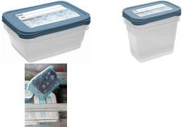 keeeper Gefrierdosen-Set Mia "Magic Ice", 4x 0,75 Liter BPA-freies Tiefkühldosenset: Einfrieren, Lagern, - 1 Stück (3069068028600)