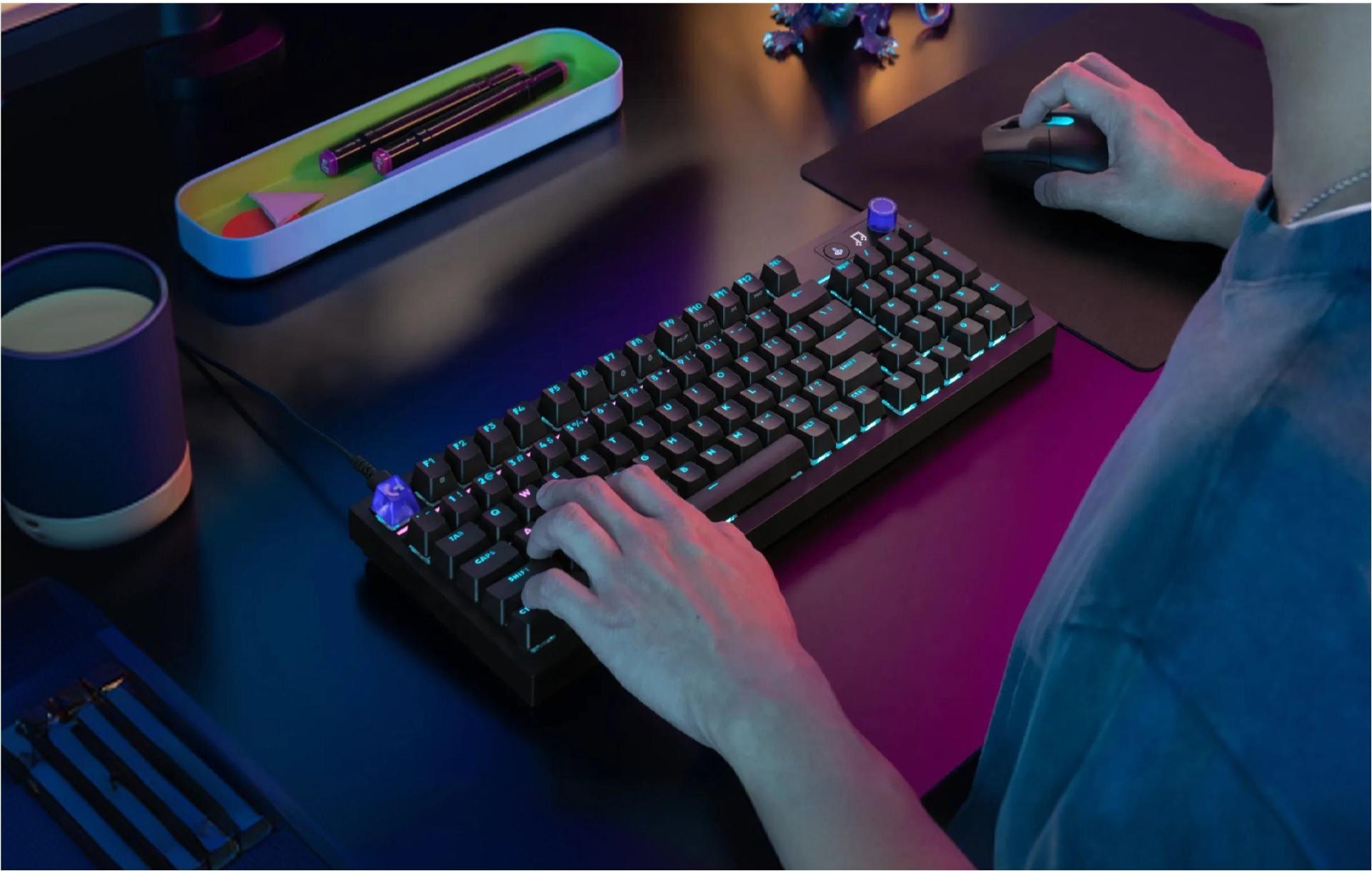 Logitech G G316 X 98 Mechanische Gaming-Tastatur Tactile USB LIGHTSYNC RGB QWERTZ Schwarz