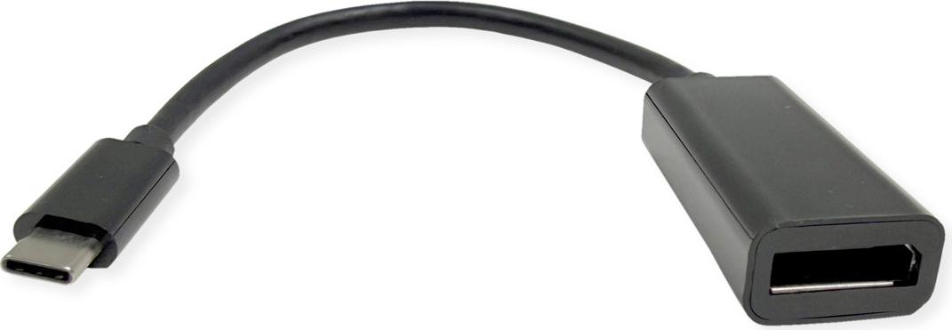 ROLINE Kabeladapter USB-C->DP, ST/BU 8K60 (12.03.3235)