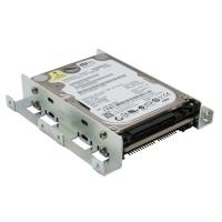 InLine® HDD Einbauschienen, 2x 6,35cm (2.5") zu 8,89cm (3.5"), nur Rahmen und Schrauben, schwarz (39950L)