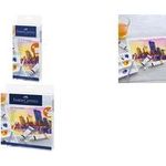 FABER-CASTELL Aquarellfarbe in Tube, 12er Kartonetui intensive und brillante Farben, wieder anlösbar, - 1 Stück (169612)