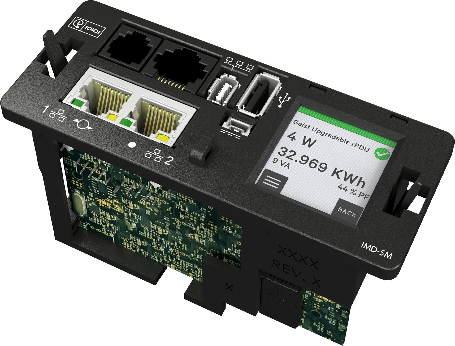 Vertiv Geist Rack PDU, Switched (Unit Level), EC, 1U, input IEC 60309 230V 32A, combi outlets (12)C13 or C19 (VP5G31A0)