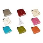 PAPSTAR Servietten "ROYAL Collection", türkis aus Tissue, 1/4 Falz, 4-lagig, eingeschweißt, Maße: 400 x - 1 Stück (81748)