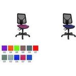 TopsTar Bürodrehstuhl Sitzhöhe 430-510mm rot mit Lendenwirbelstütze ohne Armlehnen (AN800G210)