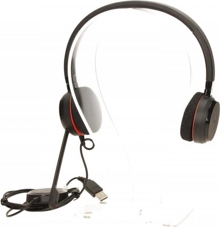 Jabra Evolve 20 MS Duo On-Ear Headset USB Typ-A Schwarz